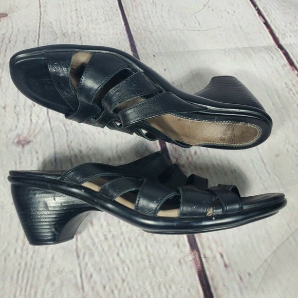 Dansko Women's Size 8.5 Leather Sandals Heels - Picture 5 of 8